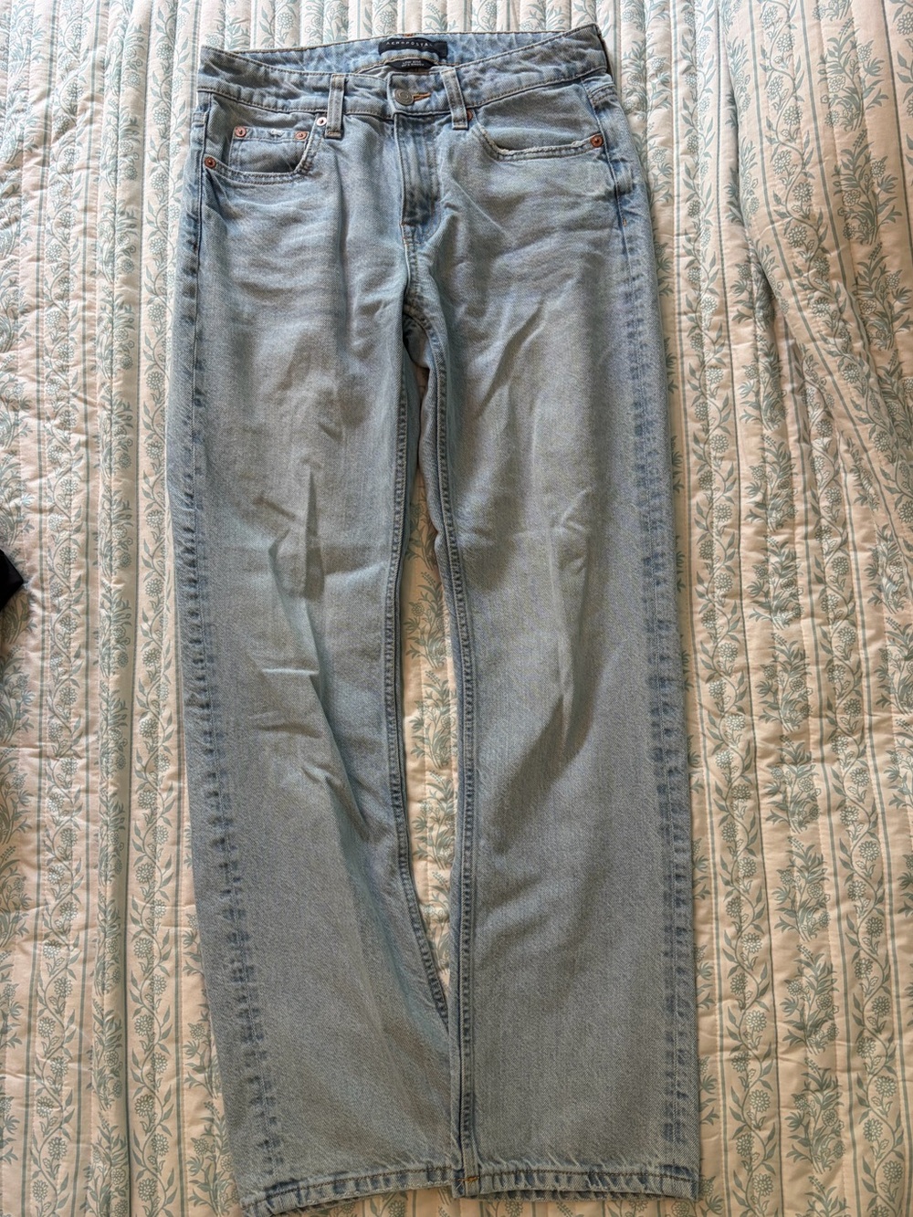 Aeropostale Light Blue Low Rise 90s Baggy Jeans